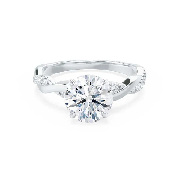Lily Arkwright cushion lab diamond rings